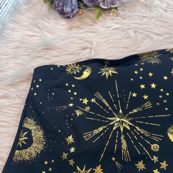 NWT CARBON38 Celestial One Shoulder Bodysuit sz S - Picture 4 of 13